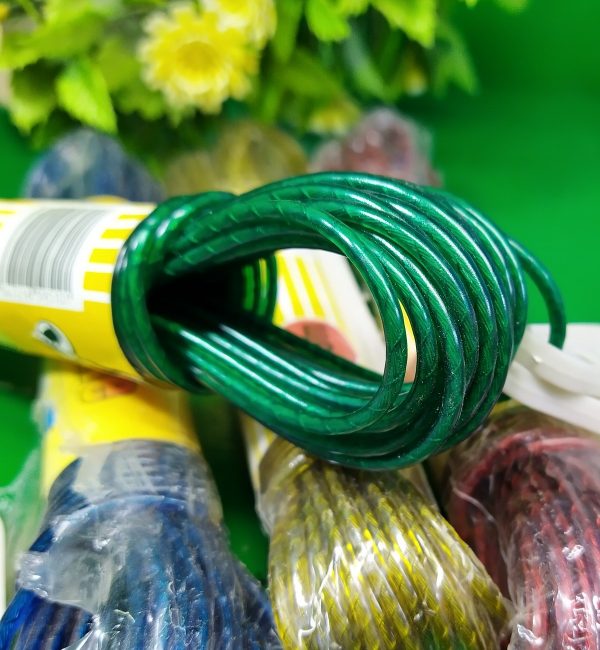 25 Meters Strong Wet Cloth Laundry Rope Pvc Coated Metal Cloth